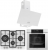 Ferre Steamart Beyaz Ankastre Set ED076 + QEP64CB + D087