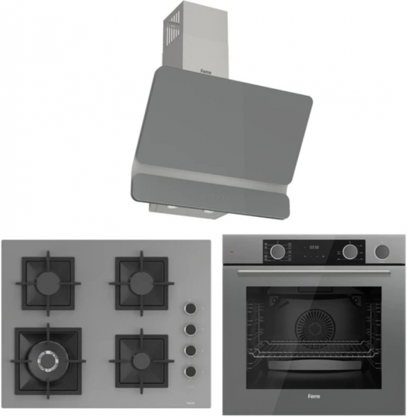 Ferre Fryart Gri Ankastre Set SC408 WFA + XE64CPR + D082