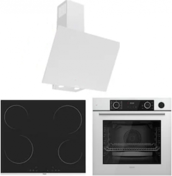 Ferre Fryart Viora Beyaz Ankastre Set MS261 + XE64CB + D078