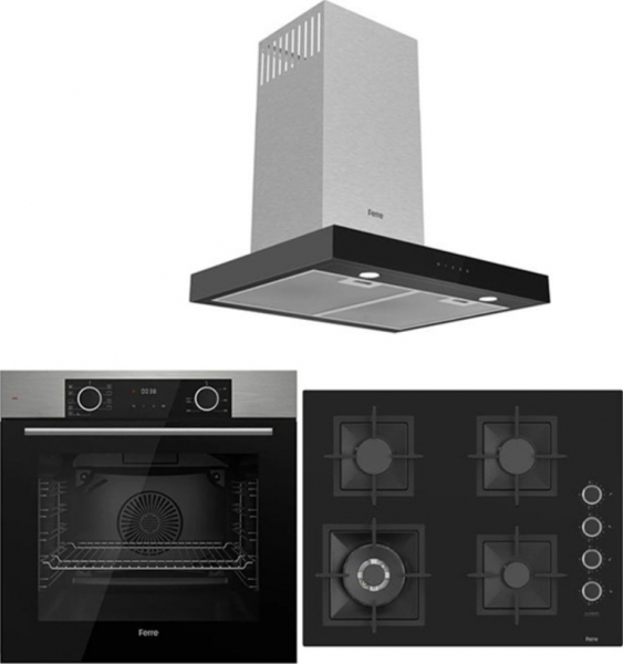 Ferre Fryart İnox Ankastre Set SC405-WFA + XE63MI + D100