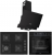 Ferre Steamart Siyah Ankastre Set SC405-WFA + QEP64CS + D063-SA