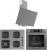 Ferre Gri Ankastre Set SC408 WFA + XE64CPR + D079