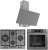 Ferre Gri Ankastre Set ED078 + XE64CPR + D088