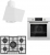 Ferre Flowart Luxury Beyaz Ankastre Set ED036 + QMS63CB + D078