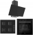 Ferre Siyah Ankastre Set SS205 + QBL62CS + D077-SA