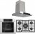 Ferre Steam Plus 75 Beyaz Ankastre Set ED036 + QEP64CB + D101