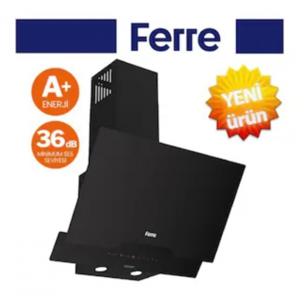 Ferre Notoria Siyah Ankastre Set MS261 + QBL62CS + D063-SA