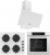 Ferre Beyaz Ankastre Set CS206 + QBL62CB + D087