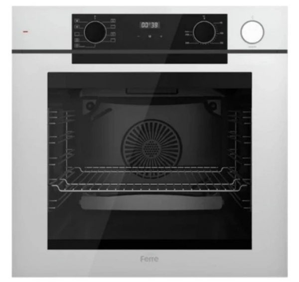Ferre FryART&SteamART Beyaz Ankastre Set ED076 + QEP64CB + D078