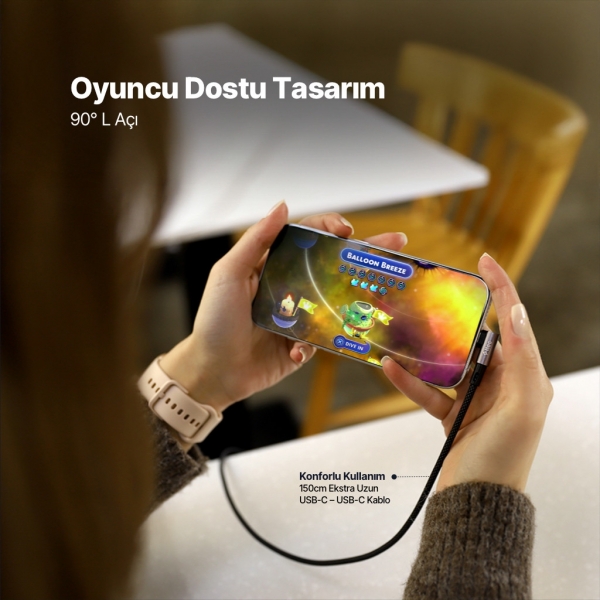 ttec AlumiCable 60W Şarj Kablosu
