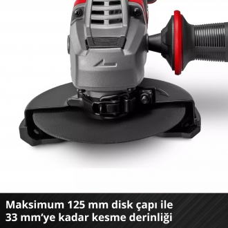 Einhell TP-AG 18/125 CE Q LI 1x4.0Ah Avuç Taşlama
