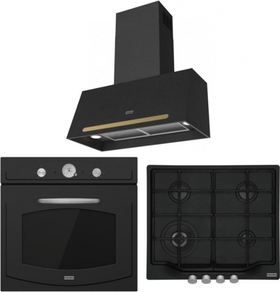 Franke Classıc Line Nero Ankastre Set FCH 604 3G TC C + FCO 86 H MB + FCO 70 ON