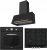 Franke Classıc Line Nero Ankastre Set FCH 604 3G TC C + FCO 86 H MB + FCO 70 ON
