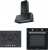 Franke Siyah Ankastre Set FHNS 705 4G TC BK C + FSL 86 H BK + Trendline 70 BK MATT