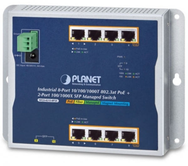 Planet PL-WGS-4215-8P2S Yönetilebilir Switch