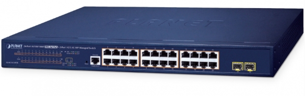 Planet PL-GS-4210-24P2S Yönetilebilir Switch
