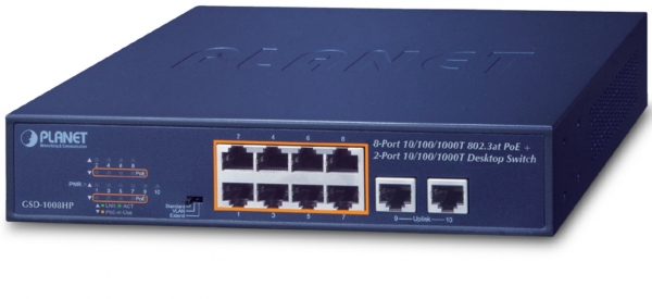 Planet PL-GSD-1008HP Switch