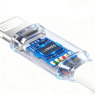Lenyes AX106 Lightning to 3.5mm AUX Dönüştürücü