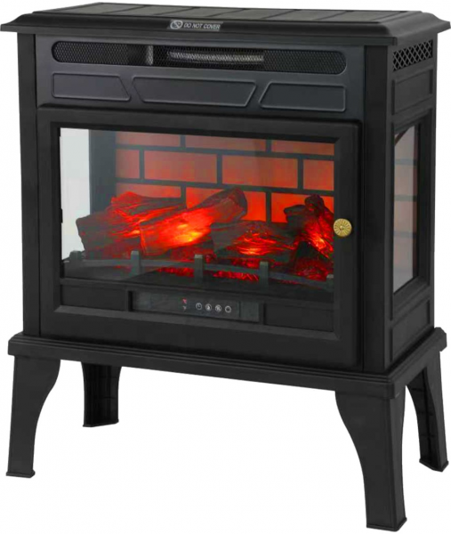 Hoogar German Kiremit Desen 1800W Elektrikli Şömine