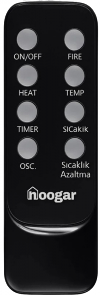Hoogar German HG-BLKO 2000W Fanlı