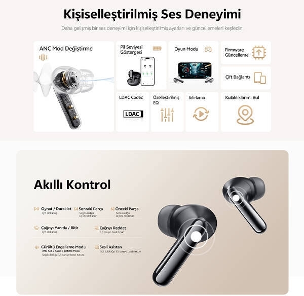 QCY MeloBuds N60 Tam Kablosuz Kulaklık