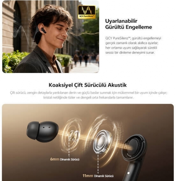 QCY MeloBuds N60 Tam Kablosuz Kulaklık