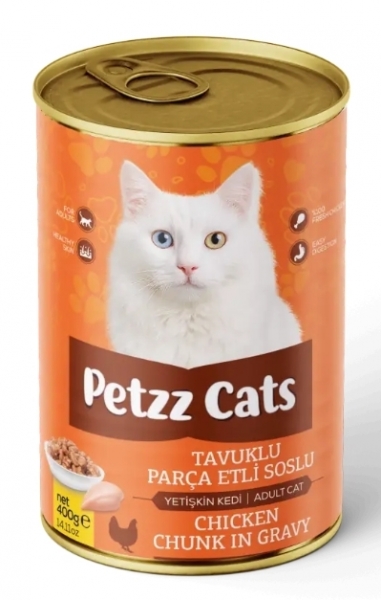 Petzz Cats Tavuk Etli Yetişkin 400 gr Kedi Maması