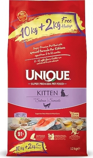 Unique Somonlu Yavru 12 kg Kedi Maması (12 kg)