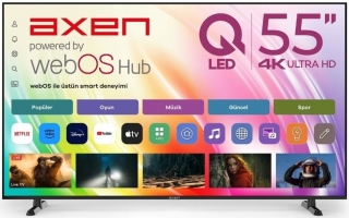 Axen AX55QO4OTL-W2S Ultra HD (4K) TV