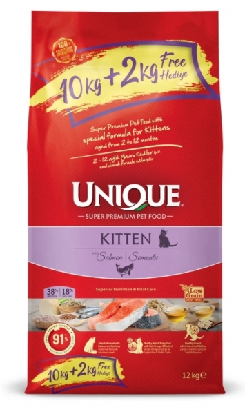 Unique Somonlu Kısırlaştırılmış Yetişkin 12 kg Kedi Maması (12 kg)
