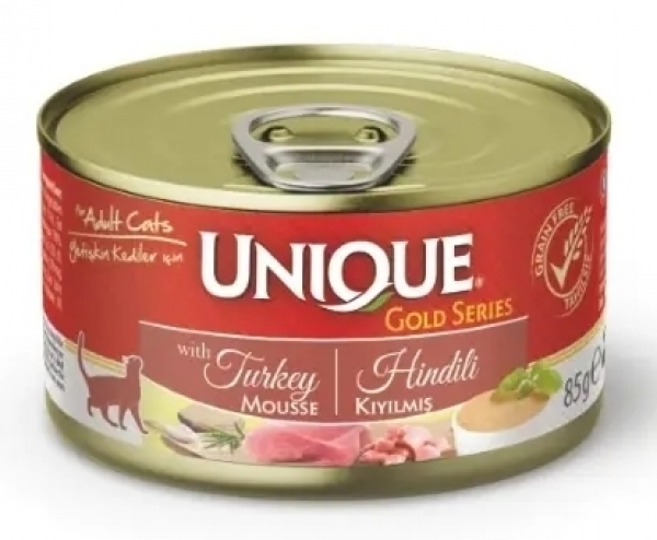 Unique Gold Hindi Etli Yetişkin 85 gr Kedi Maması