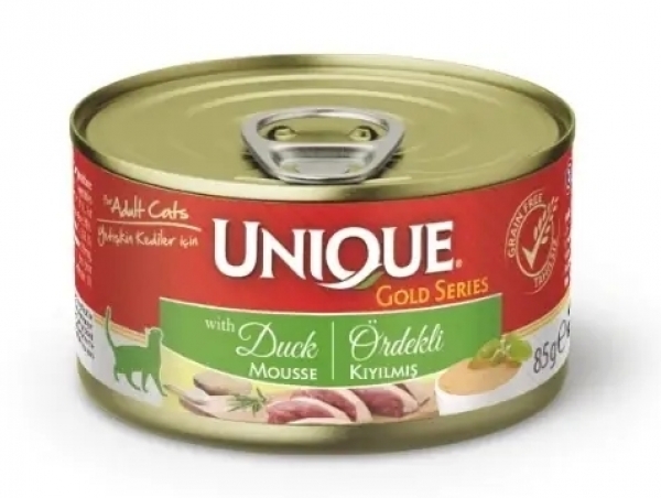 Unique Gold Ördek Etli Yetişkin 85 gr Kedi Maması