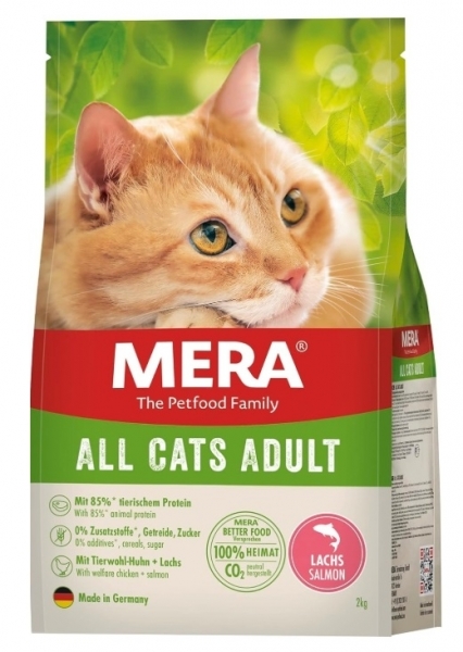Mera Tahılsız Somonlu Yetişkin 10 kg Kedi Maması (10 kg)