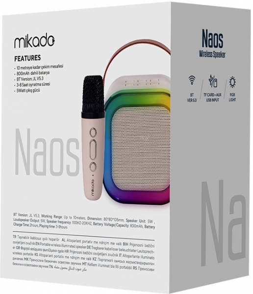 Mikado Naos Bluetooth Hoparlör
