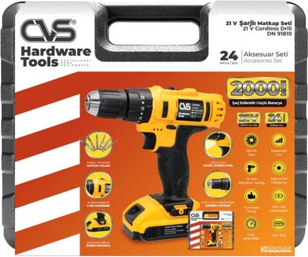 CVS DN-91810 Akülü Matkap