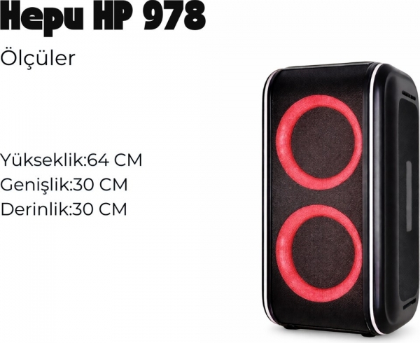 Hepu HP-978 Bluetooth Hoparlör