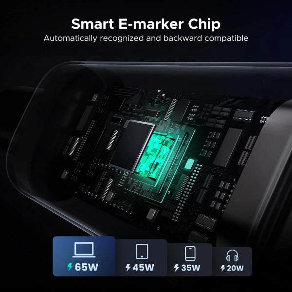 Ugreen Uno USB-C 100W Şarj Kablosu