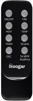 Hoogar German 2701 L 2000W Fanlı