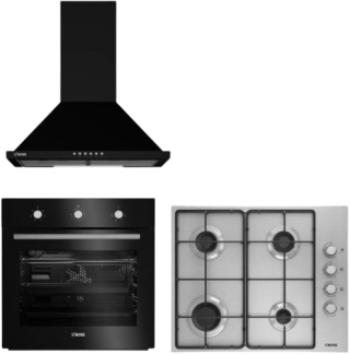 Altus Siyah Inox Eko Ankastre Set ALA 181 GID + ALA 133 B + ALA-521 B
