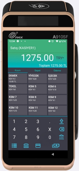 Pax A910SF Yazar Kasa Pos