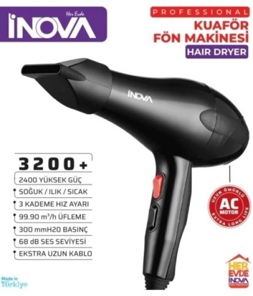 İnova IK-5100 Saç Kurutma Makinesi