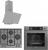 Ferre Fryart & Steamart Gri Ankastre Set LN388 + XE64CPR + D088