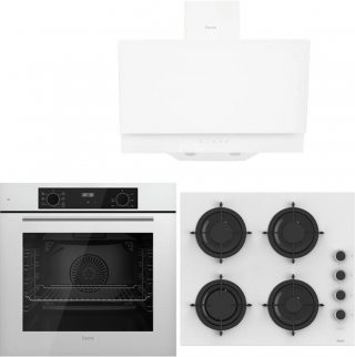 Ferre Beyaz Ankastre Set CS206 + QBL63CB + D017