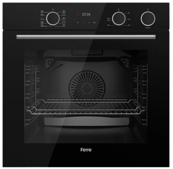 Ferre Steamart Ss Serisi Siyah Ankastre Set SS205 + XE64CS + D086