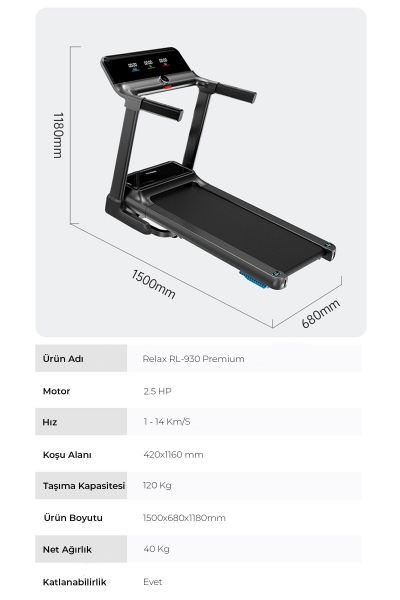 Relax RL-930 Koşu Bandı