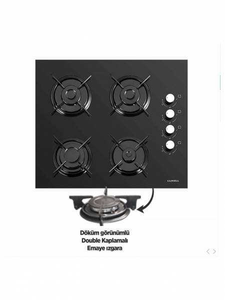 Luxell Opall Dijital Siyah Ankastre Set C6-40BF Y.C + B66-SGF3 + DA6-835