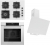 Ferre Flowart-Silentart Serisi Beyaz Ankastre Set SC406 WFA + QBL63CB + D078-SA