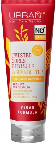 Urban Care Twisted Curls Hibiscus & Shea Butter 250 ml Şampuan
