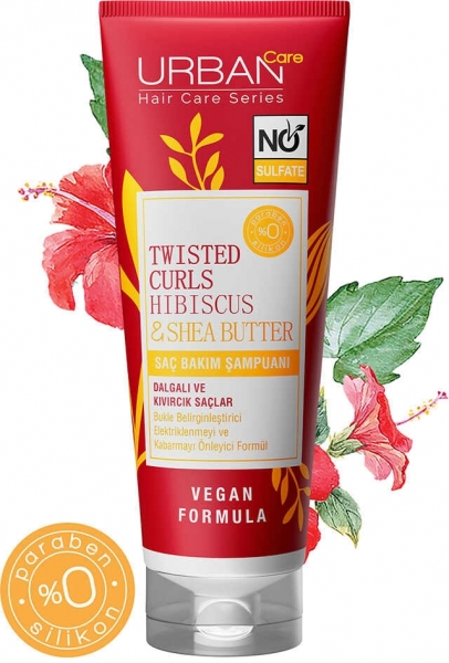 Urban Care Twisted Curls Hibiscus & Shea Butter 250 ml Şampuan