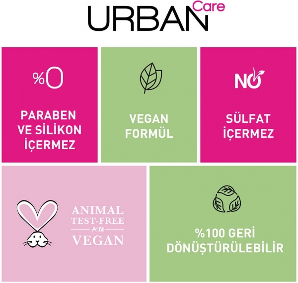 Urban Care Twisted Curls Hibiscus & Shea Butter 250 ml Şampuan
